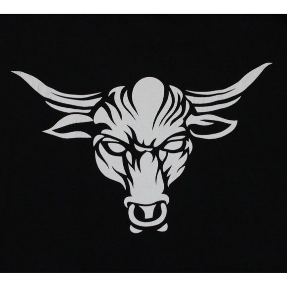 WWE Authentic Wear The Rock Bull "Just Bring It" 3X T-Shirt Black - Picture 10 of 10